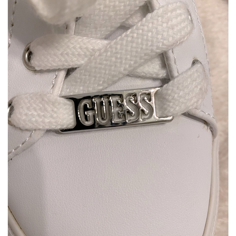 White Guess Tennis Shoes - Picture 3 of 8